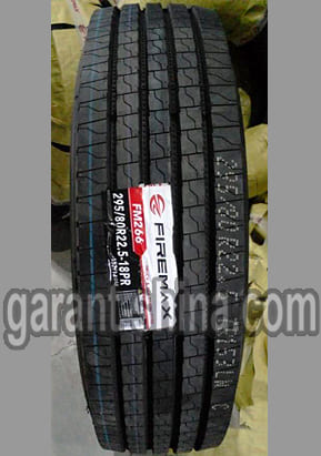 Firemax FM266 (рулевая) 295/80 R22.5 152/149L 18PR - Фото реального протектора с этиткеткой